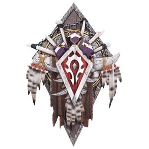 Replika World of Warcraft - Plaketa na zeď Horde - 0801269153175
