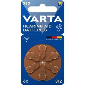 VARTA baterie do naslouchadel 312, 6ks - 24607101416