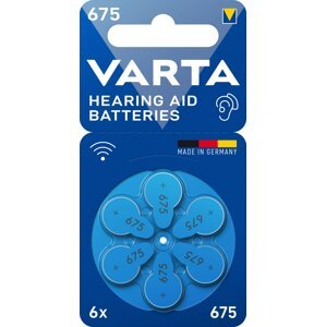 VARTA baterie do naslouchadel 675, 6ks - 24600101416