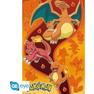 Plakát Pokémon - Fire Type (91.5x61) - GBYDCO557