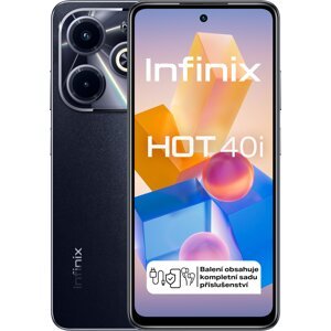 Infinix Hot 40i, 4GB/128GB, Starlit Black - INFHOT40iBLC128