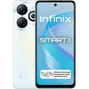 Infinix Smart 8, 3GB/64GB, Galaxy White - INFSMART8WHT
