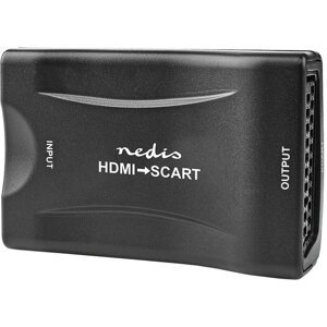 Nedis převodník HDMI - SCART (1 cestný), 1080p, černá - VCON3461BK