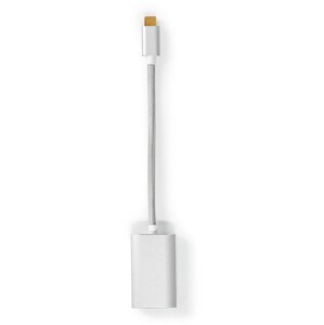 Nedis adaptér USB-C - Displayport (M/F), 4K@60Hz, 20cm, bílá - CCTB64480AL02