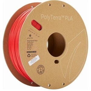 Polymaker tisková struna (filament), PolyTerra PLA, 1,75mm, 1kg, červená - PM70826