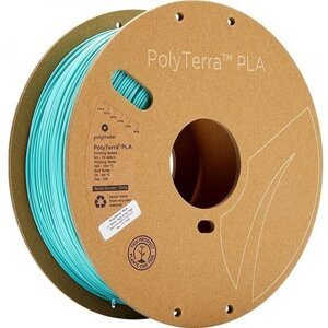 Polymaker tisková struna (filament), PolyTerra PLA, 1,75mm, 1kg, tyrkysová - PM70844