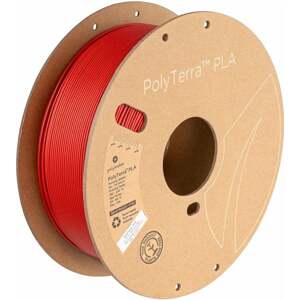 Polymaker tisková struna (filament), PolyTerra PLA, 1,75mm, 1kg, armádní červená - PM70955