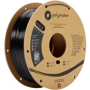 Polymaker tisková struna (filament), PolyLite PETG, 1,75mm, 1kg, černá - PB01001