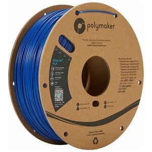 Polymaker tisková struna (filament), PolyLite PLA, 1,75mm, 1kg, modrá - PA02005