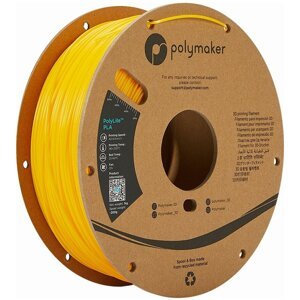 Polymaker tisková struna (filament), PolyLite PLA, 1,75mm, 1kg, žlutá - PA02007