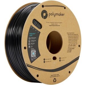 Polymaker tisková struna (filament), PolyLite ASA, 1,75mm, 1kg, černá - PF01001