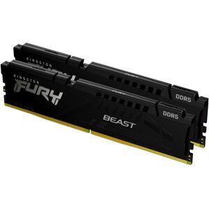Kingston Fury Beast Black 32GB (2x16GB) DDR5 6000 CL30, AMD EXPO - KF560C30BBEK2-32