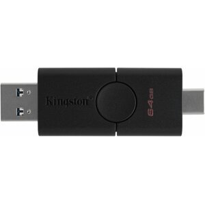 Kingston DataTraveler Duo - 64GB, černá - DTDE/64GB