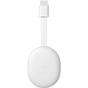 Google Chromecast 4 s Google TV 4K, bílá - GA01919-US