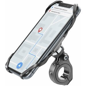 Cellularline univerzální držák Bike Holder pro mobilní telefony, upevnění na řídítka, černá - BIKEHOLDERPROK