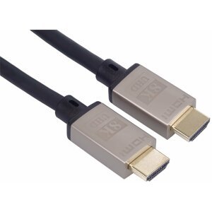 PremiumCord kabel HDMI 2.1, M/M, 8K@60Hz, Ultra High Speed, pozlacené konektory, 1.5m, černá - kphdm21k015