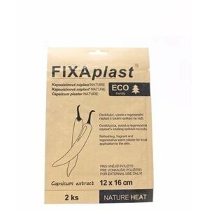 FIXAplast ECO - kapsaicinová náplast NATURE HEAT, 2 ks - 1145