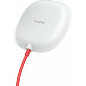 Baseus bezdrátová nabíječka Suction Cup, s přísavkami, 10W, bílá/červená - WXXP-02