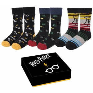 Ponožky Harry Potter - Sada (3 páry, 35/41) - 089748