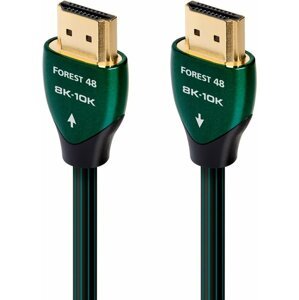 Audioquest kabel Forest 48 HDMI 2.1, M/M, 10K/8K@60Hz, 0.6m, černá/zelená - qforesthdmi480006