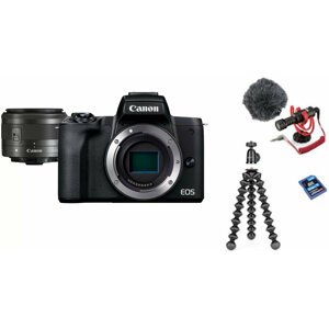 Canon EOS M50 Mark II, černá - Vlogger Kit - 4728C048