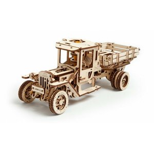 UGEARS stavebnice - Truck UGM, mechanická, dřevěná - 70015