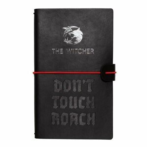 Zápisník The Witcher - Don't Touch Roach, pevná vazba, koženkový obal - 08435497254384
