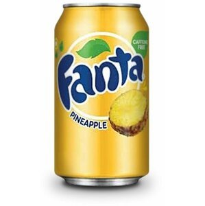 Fanta Pineapple, limonáda, ananas, 355 ml - 0049000014273