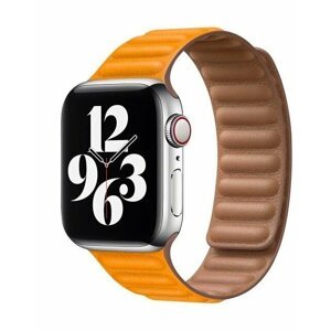 COTEetCI kožený řemínek pro Apple Watch, 38/40/41 mm, žlutá - WH5292-ML