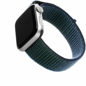 FIXED nylonový řemínek pro Apple Watch, 38/40mm, tmavě modrá - FIXNST-436-DBL
