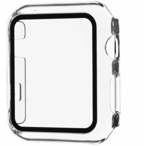 FIXED Ochranné pouzdro Pure s temperovaným sklem pro Apple Watch 44mm, čirá - FIXPUW-434