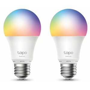 TP-LINK Tapo L530E chytrá Wi-Fi LED žárovka barevná, 2500K-6500K , E27, 2ks - Tapo L530E(2-pack)