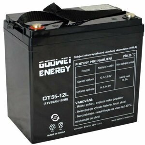 GOOWEI ENERGY OT55-12 - VRLA AGM, 12V, 55Ah - OTL55-12