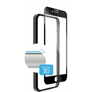 FIXED Ochranné tvrzené sklo 3D Full-Cover pro Apple iPhone 7/8/SE(2020), s aplikátorem, černá - FIXG3DA-100-BK