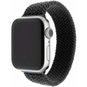 FIXED nylonový řemínek pro Apple Watch, 38/40mm, velikost XL, černá - FIXENST-436-XL-BK