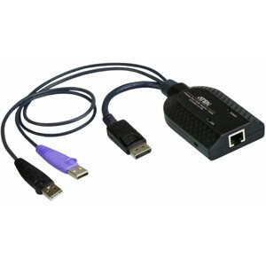 KVM switch ATEN KA7169 - USB/DP/LAN s podporou Smart Card - KA7169-AX