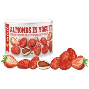 Mixit mandle v jogurtu - mandle/čokoláda/jahodový prášek, 240g - 08595685206417