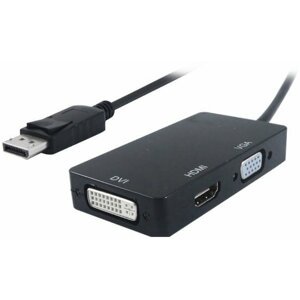 UNIBOS Redukce DisplayPort (M) -> HDMI (F), VGA, DVI-I - UNPVDH-100