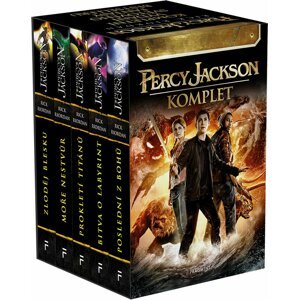 Kniha PERCY JACKSON - komplet 1.-5.díl - box - 9788025351222