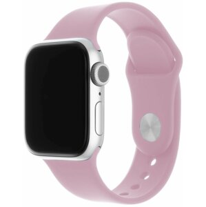 FIXED silikonový řemínek pro Apple Watch 42/44/45mm, 2 délky, světle růžová - FIXSST-436-PISD