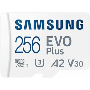 Samsung EVO Plus SDXC 256GB UHS-I (Class 10) + adaptér - MB-MC256KA/EU