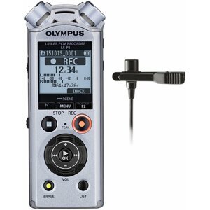 Olympus LS-P1 Lavalier Kit, stříbrná - V414141SE020