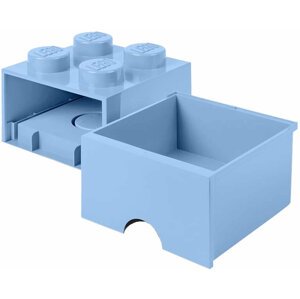 Úložný box LEGO, s šuplíkem, malý (4), světle modrá - 40051736