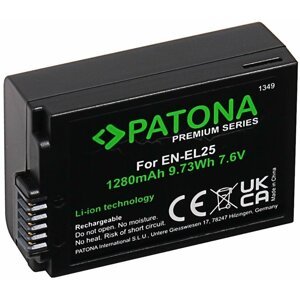 PATONA baterie pro Nikon EN-EL25, 1280mAh, Li-Ion Premium, Z50 / Z fc - PT1349
