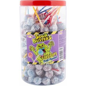 Sour Busters lollipops, lízátka, kyselá, 150x8,5g - 1210017