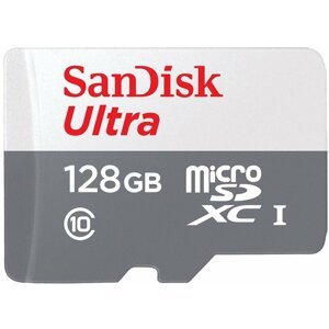 SanDisk Ultra microSDXC 128GB 100MB/s + adaptér - SDSQUNR-128G-GN3MA