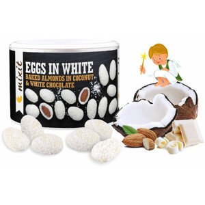 Mixit vajíčka Kokosová - mandle/bílá čokoláda/kokos, 240g - 08595685211312