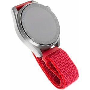 FIXED nylonový řemínek pro smartwatch, 20mm, červená - FIXNST-20MM-RD