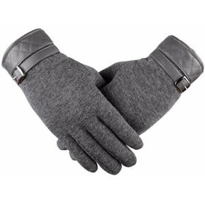 Lea rukavice Retro šedé (L) pro dotykové displeje - learetrosede