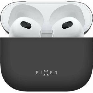 FIXED ultratenké ochranné pouzdro Silky pro Apple AirPods (2021), černá - FIXSIL-816-BK